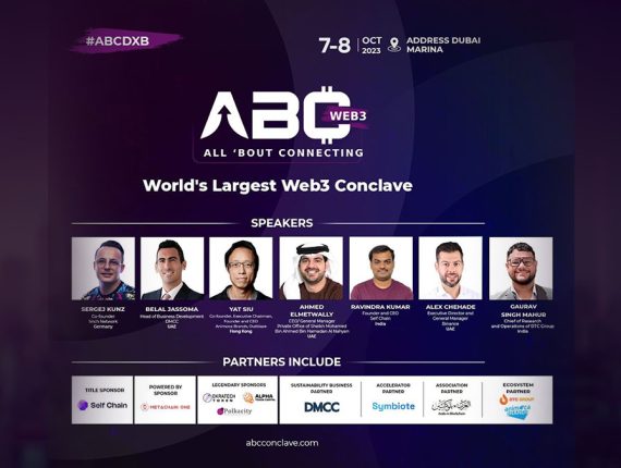 ABC Conclave - Dubai - The Pinnacle of Web3 Innovation, Gathering Global Experts to Forge the Future of Decentralized Technology at Address Dubai Marina.