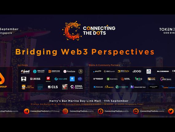 "Connecting the Dots - Bridging Web3 Perspectives" เตรียมเปิดตัวในงาน Token2049 ในฐานะ Official Side Event โดย DTC Group 